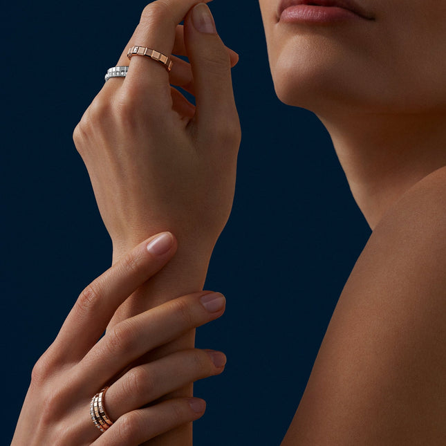 ICE CUBA RING SILVER FULL DIAMOND