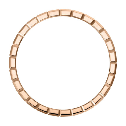 ICE CUBA RING PINK GOLD