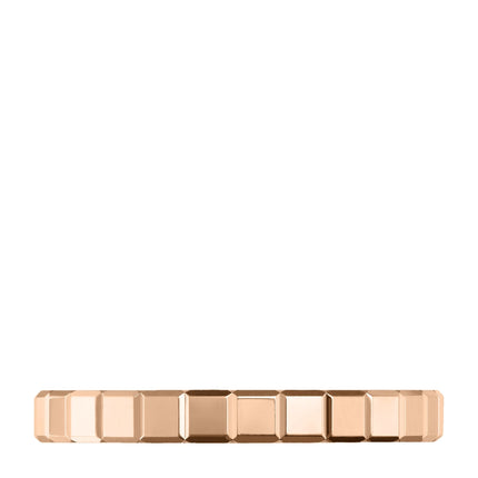 ICE CUBA RING PINK GOLD
