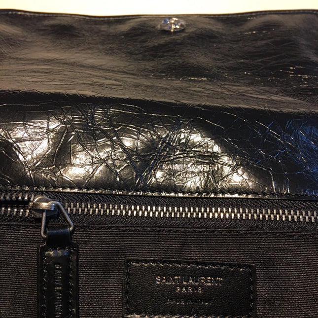 MEDIUM NIKI 27 IN BLACK CALFSKIN CHAIN BAG