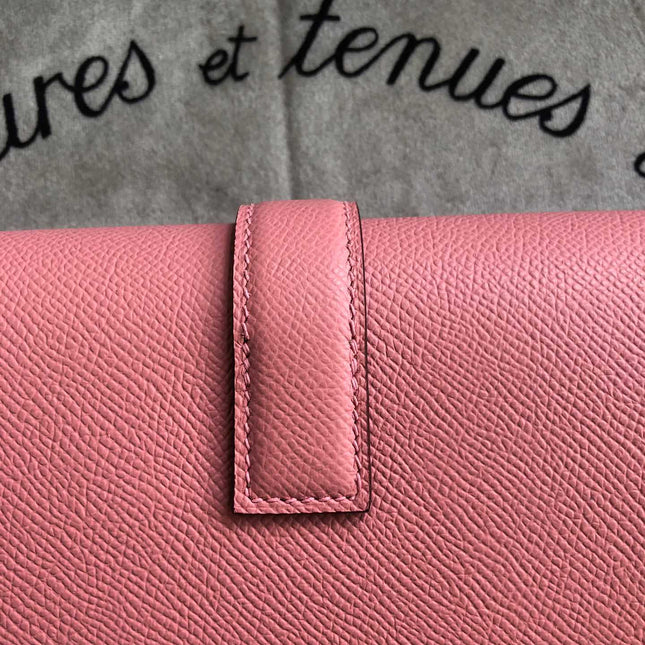 JIGE ELAN 29 CLUTCH IN BALLERINA PINK CALFSKIN