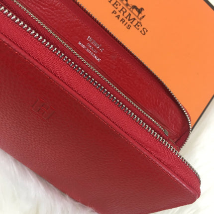 HM SILK'IN CLASSIC WALLET 20 APPLE GRAINED CALFSKIN