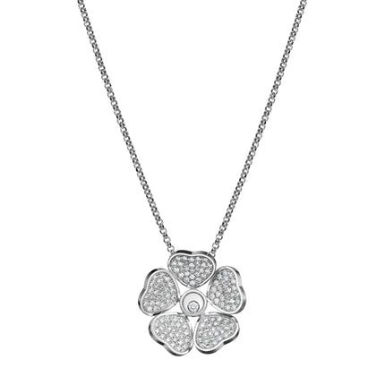 HAPPY PEDANT DIAMOND NECKLACE