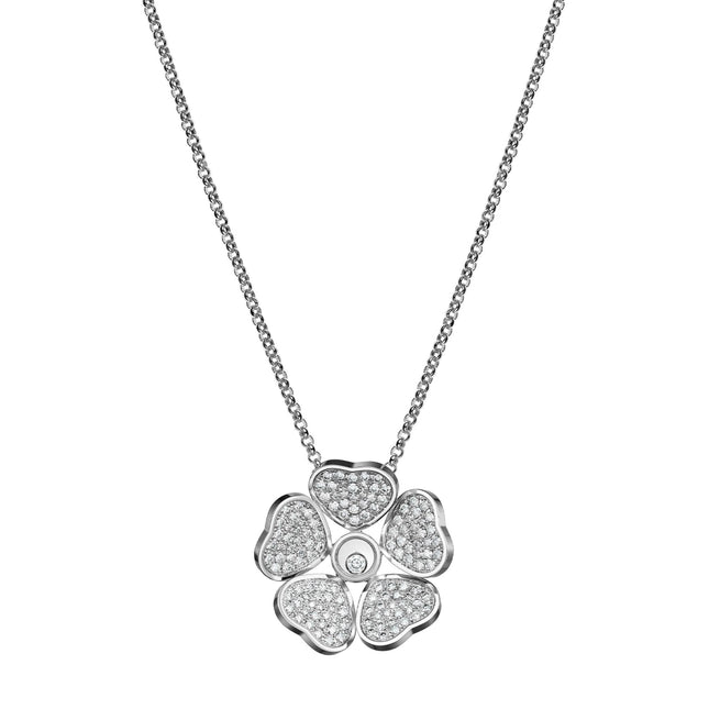 HAPPY PEDANT DIAMOND NECKLACE