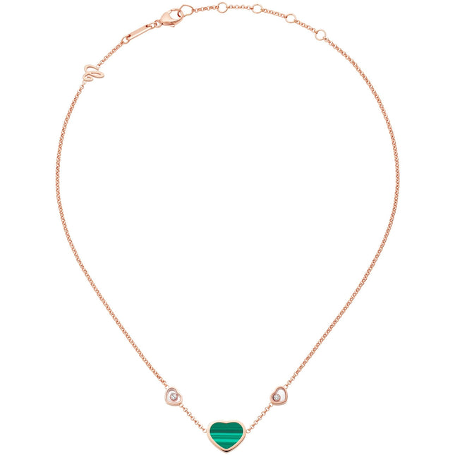 HAPPY HEART NECKLACE 3 MOTIFS