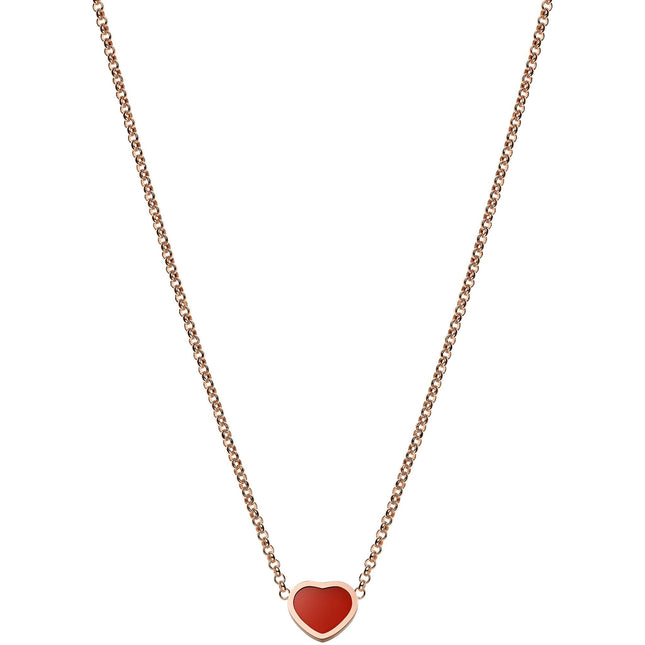 HEART PEDANT CARNELIAN NECKLACE