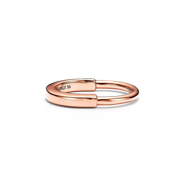 LOCK RING PINK GOLD