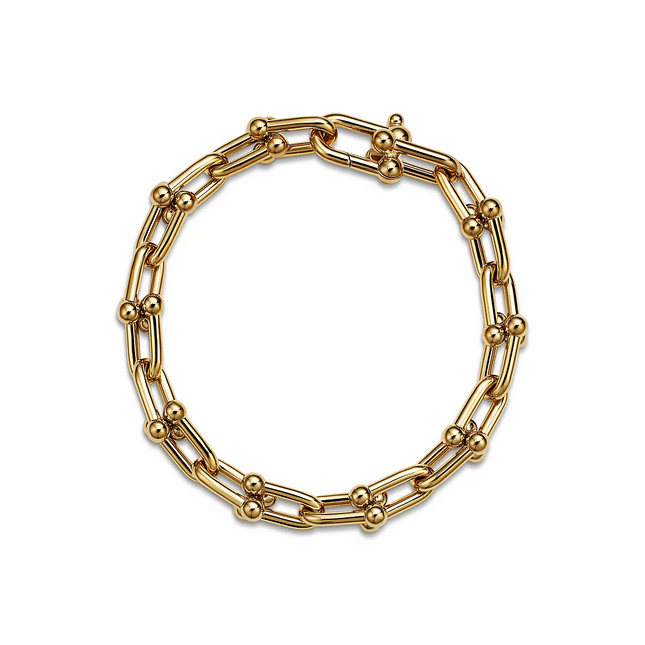 HARDWEAR MEDIUM LINK 20 MOTIF GOLD BRACELET