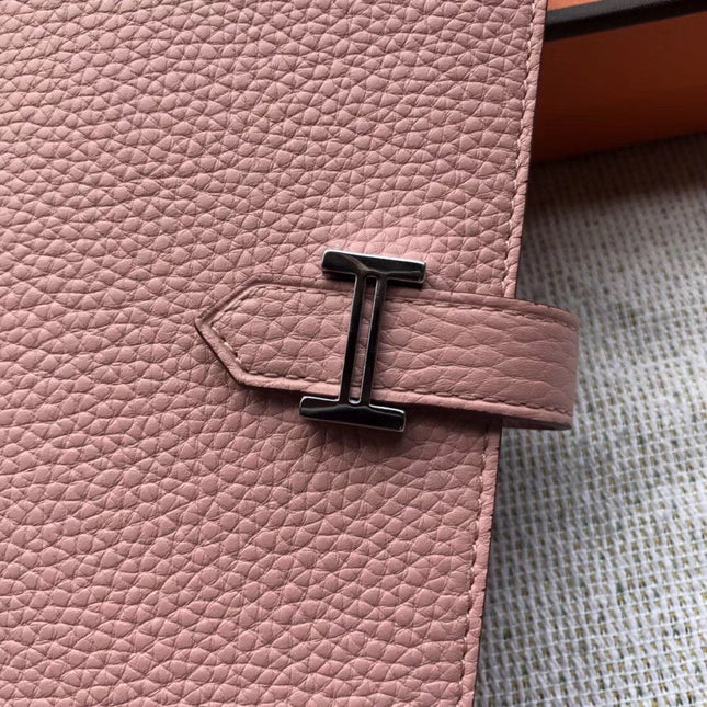 BEARN LONG 17 WALLET IN CREPE PINK EPSOM LEATHER