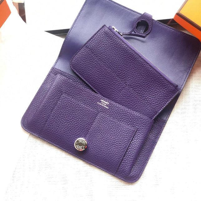 HM Dogon Wallet 20 Purple Togo Shw
