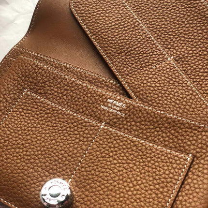 HM Dogon Wallet 20 Tan Togo Shw