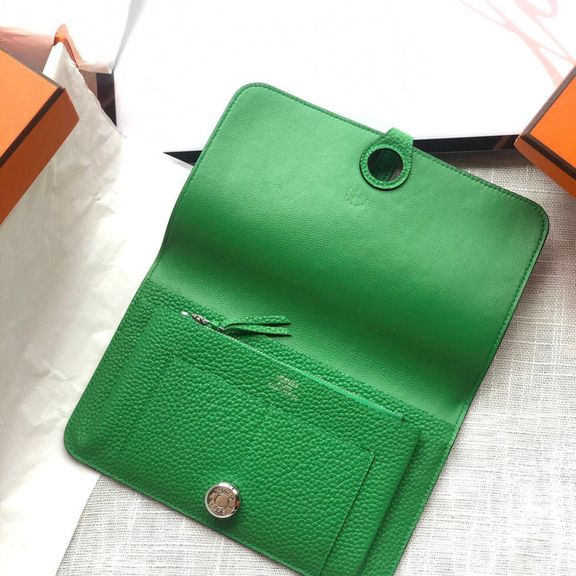 HM Dogon Wallet 20 Green Togo Shw