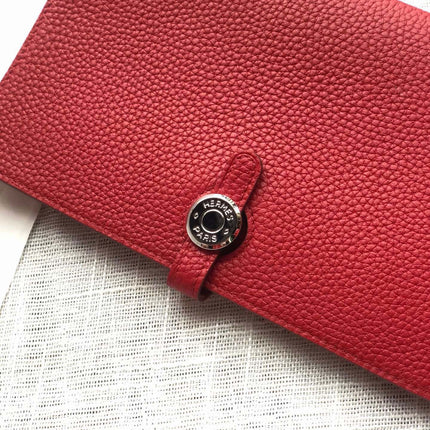 HM Dogon Wallet 20 Red Togo Shw
