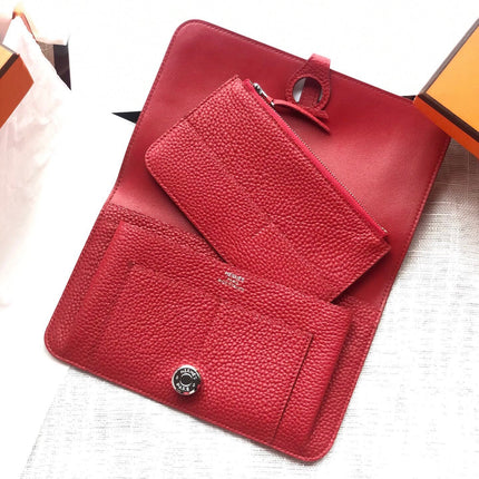 HM Dogon Wallet 20 Red Togo Shw