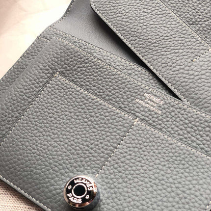 HM Dogon Wallet 20 Navy Blue Togo Shw