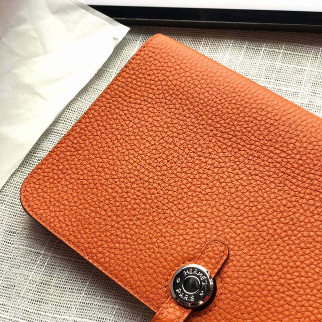 HM Dogon Wallet 20 Orange Togo Shw