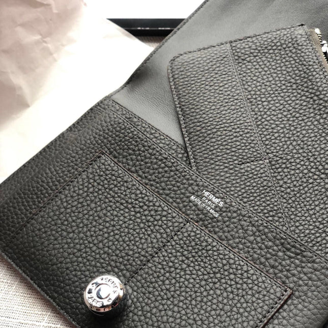 HM Dogon Wallet 20 Dark Brown Togo Shw