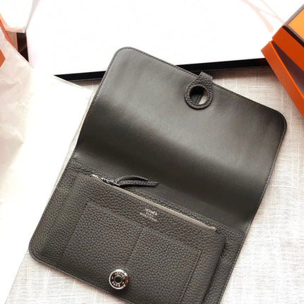 HM Dogon Wallet 20 Dark Brown Togo Shw