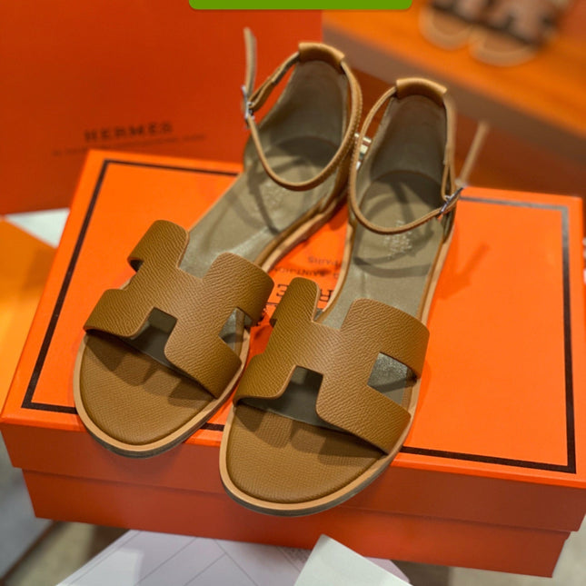 SANTORINI SANDAL COPPER CALFSKIN