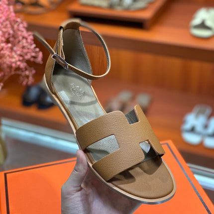 SANTORINI SANDAL COPPER CALFSKIN
