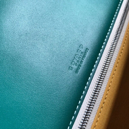 BELVEDERE II BAG 28 IN GREEN GOYARDINE CANVAS