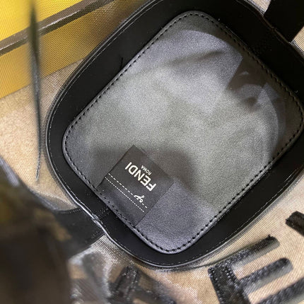 MON TRESOR 18 IN BLACK CALFSKIN AND MESH