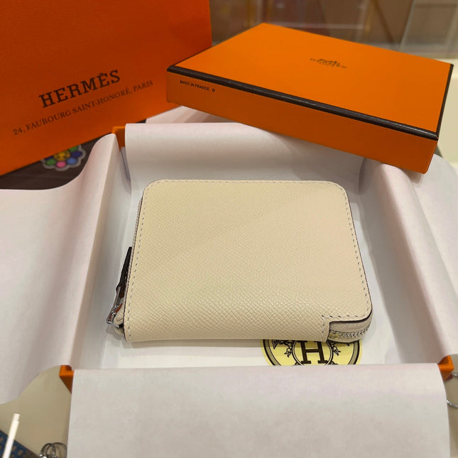 HM Compact Wallet 11.5 Ivory Epsom