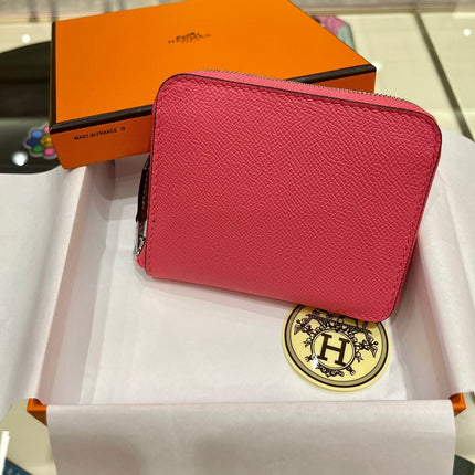 HM Compact Wallet 11.5 Dark Pink Epsom