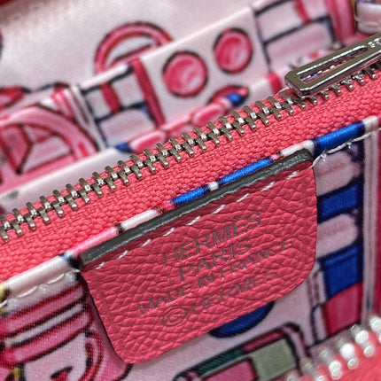 HM Compact Wallet 11.5 Dark Pink Epsom