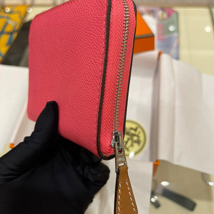 HM Compact Wallet 11.5 Dark Pink Epsom