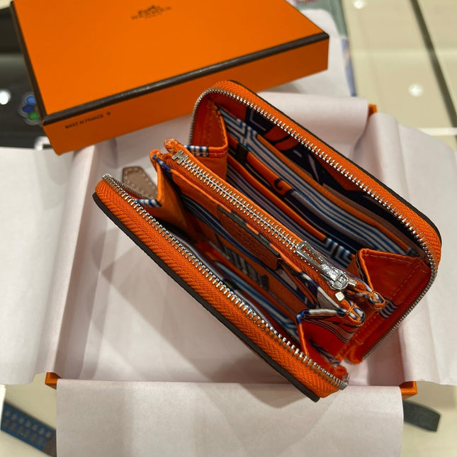 HM Compact Wallet 11.5 Orange Epsom