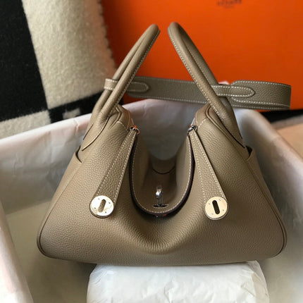 HM LINDY 26 BAG KHAKI CALFSKIN