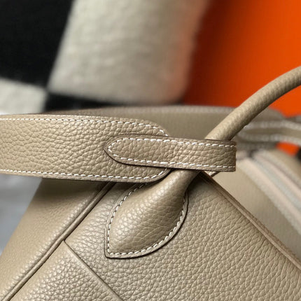 HM LINDY 30 BAG KHAKI CALFSKIN