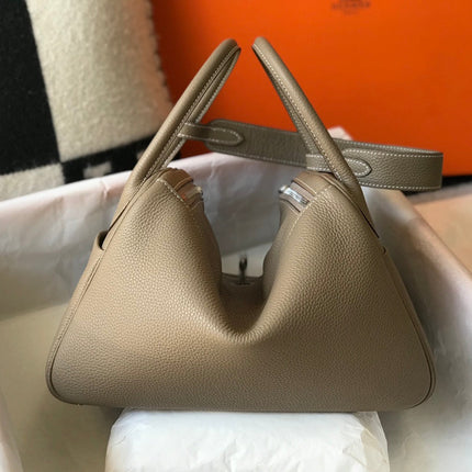 HM LINDY 30 BAG KHAKI CALFSKIN