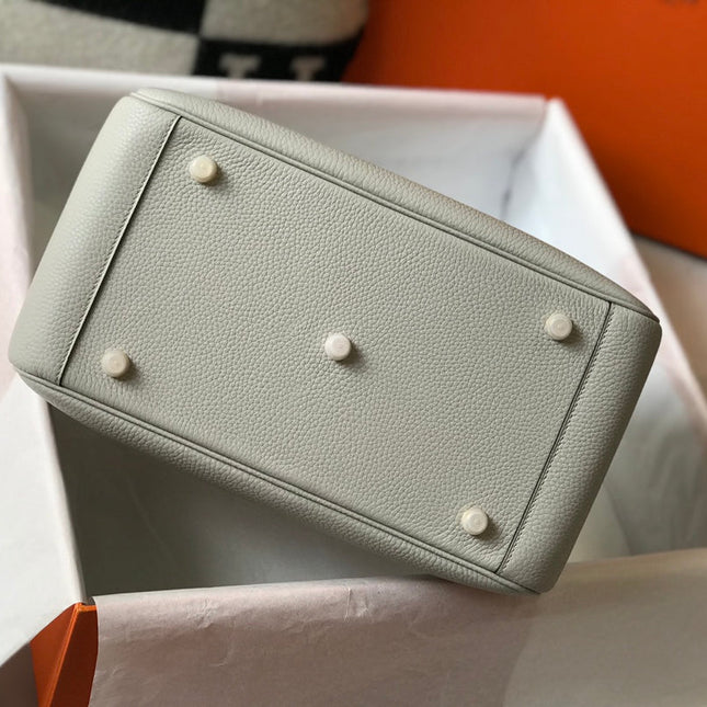 HM LINDY 30 BAG CREAM CALFSKIN