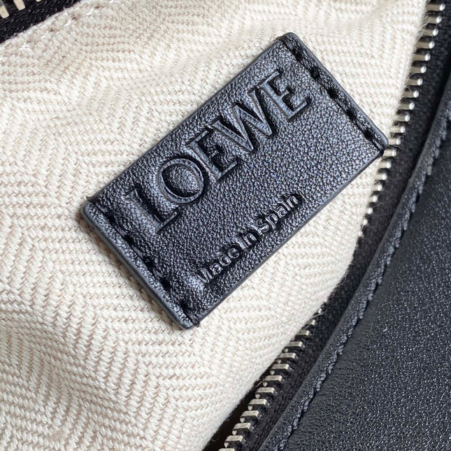 MEDIUM 29 PUZZLE BAG IN BLACK SOFT GRAINED CALFSKIN