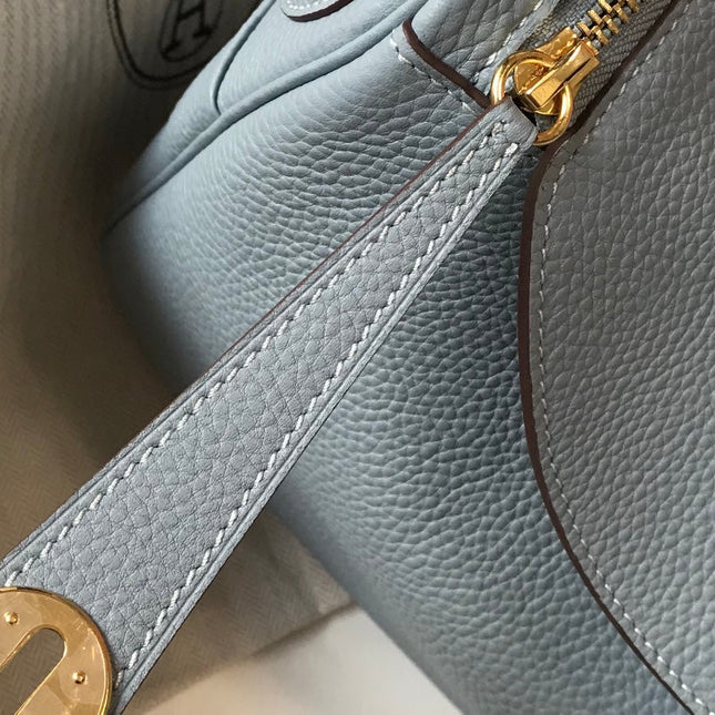 HM LINDY 26 BAG TEMPERED GRAY CALFSKIN