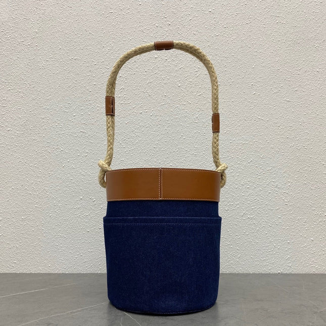 BUCKET CORDE 23 DENIM FABRIC NAVY BLUE
