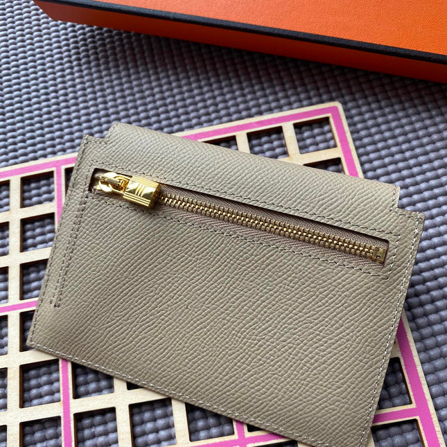 HM Kelly Pocket 13.5 Light Brown Epsom Ghw