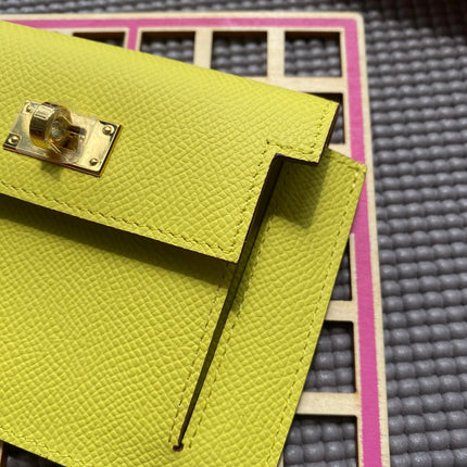 HM Kelly Pocket 13.5 Lime Epsom Ghw