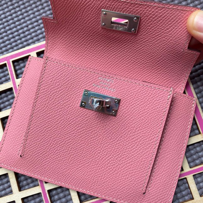 HM Kelly Pocket 13.5 Pink Epsom Shw