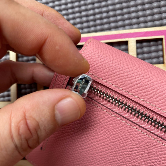 HM Kelly Pocket 13.5 Pink Epsom Shw