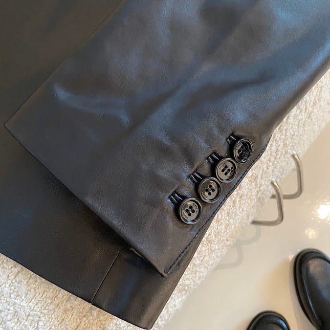 CELINE 25S LEATHER JACKET 0100