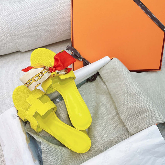 0asis Sandal Epsom Calfskin Lemon