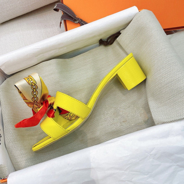 0asis Sandal Epsom Calfskin Lemon