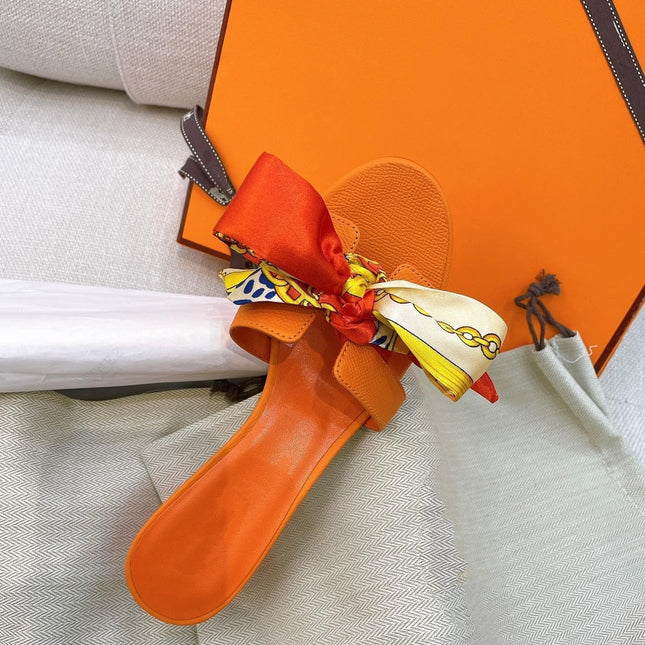 0asis Sandal Epsom Calfskin Orange