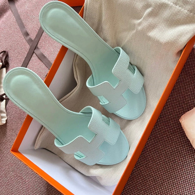 Oasis Sandal Epsom Calfskin ICE