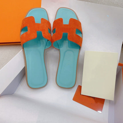 0ran Sandal Tifany/Orange Suede