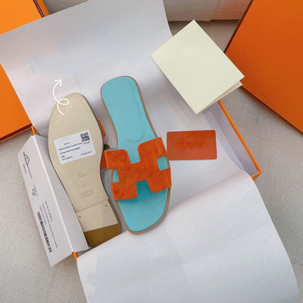 0ran Sandal Tifany/Orange Suede