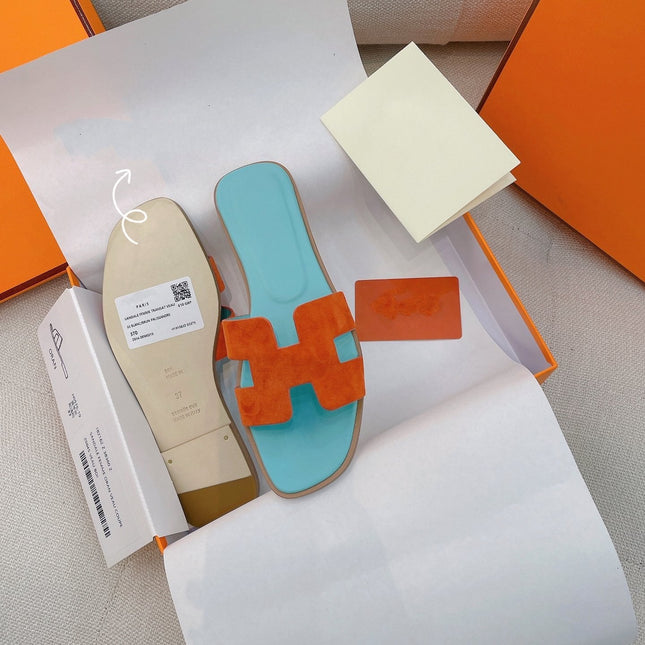 0ran Sandal Tifany/Orange Suede